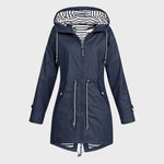 Long Waterproof Hooded Rain Jacket for Women – Stylish Women's Rain Jacket & Rains Jacket 2