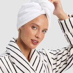 Luxe Hair Towel Wrap Cotton Bamboo Viscose Zero Twist Technology 0