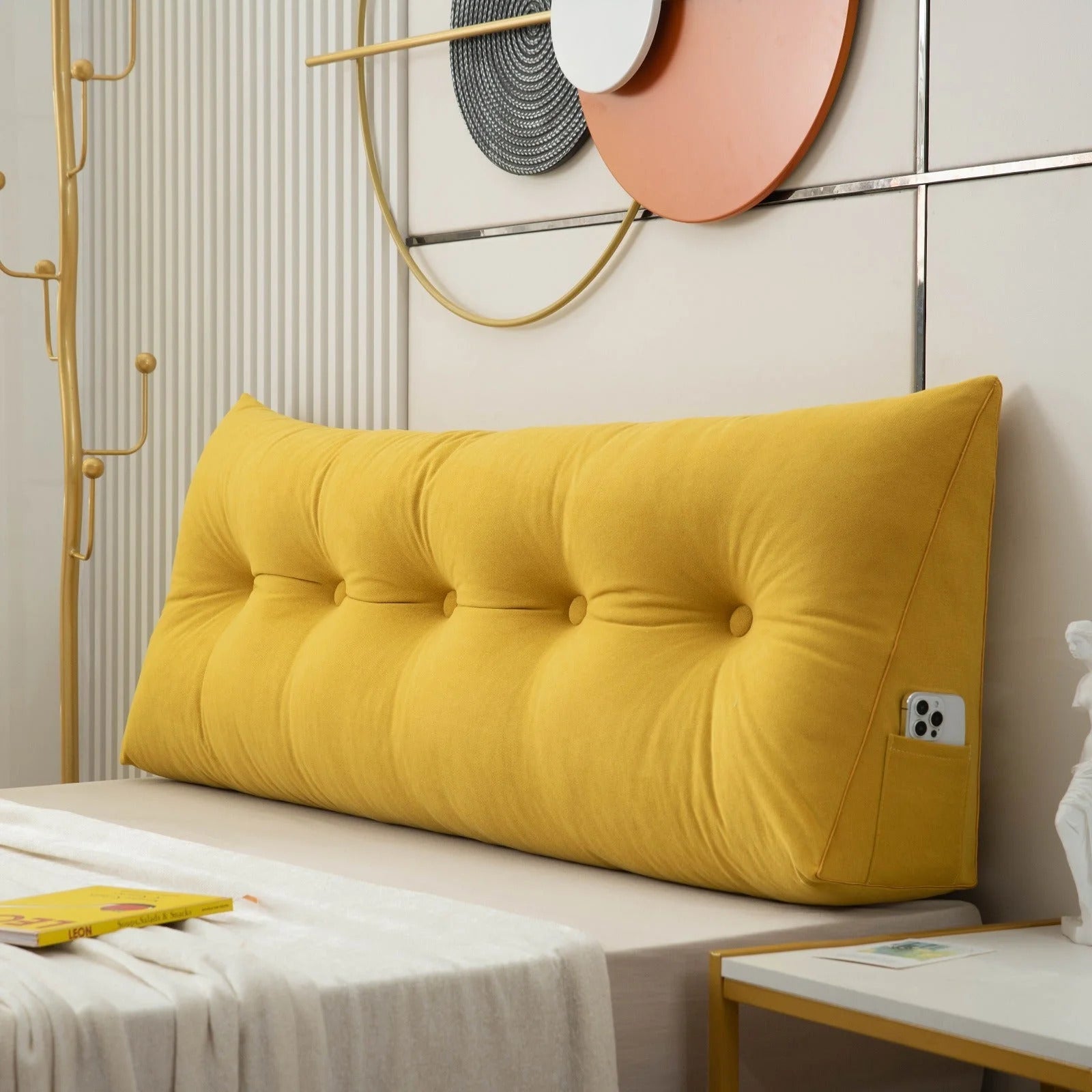 Luxury Chic Wedge Pillow – Best Wedge Pillow for Back & Upper Body Comfort | Bed Wedge Pillow for Relaxation - Trendyhousehold.co