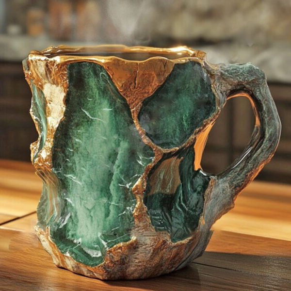 Mineral Crystal Coffee Mug – Unique Design & Durable Construction | Perfect Gift for Coffee Lovers 0