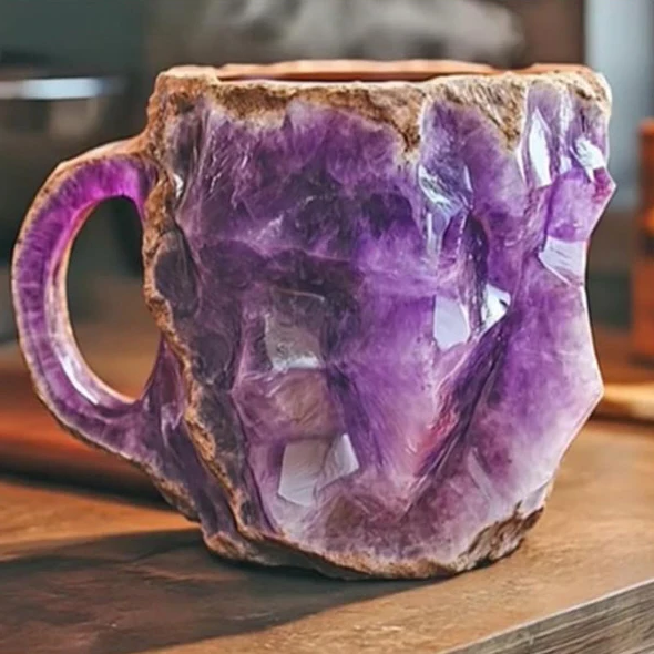 Mineral Crystal Coffee Mug – Unique Design & Durable Construction | Perfect Gift for Coffee Lovers 1