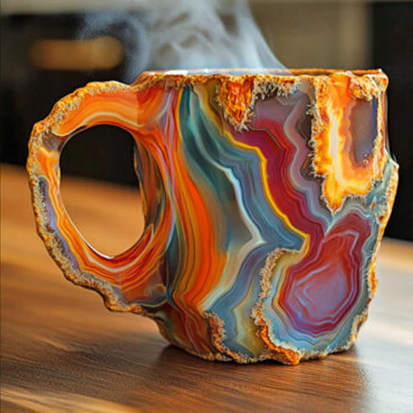 Mineral Crystal Coffee Mug – Unique Design & Durable Construction | Perfect Gift for Coffee Lovers 4