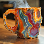 Mineral Crystal Coffee Mug – Unique Design & Durable Construction | Perfect Gift for Coffee Lovers 4