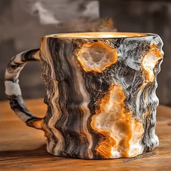 Mineral Crystal Coffee Mug – Unique Design & Durable Construction | Perfect Gift for Coffee Lovers 5