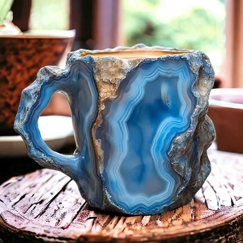 Mineral Crystal Coffee Mug – Unique Design & Durable Construction | Perfect Gift for Coffee Lovers 8