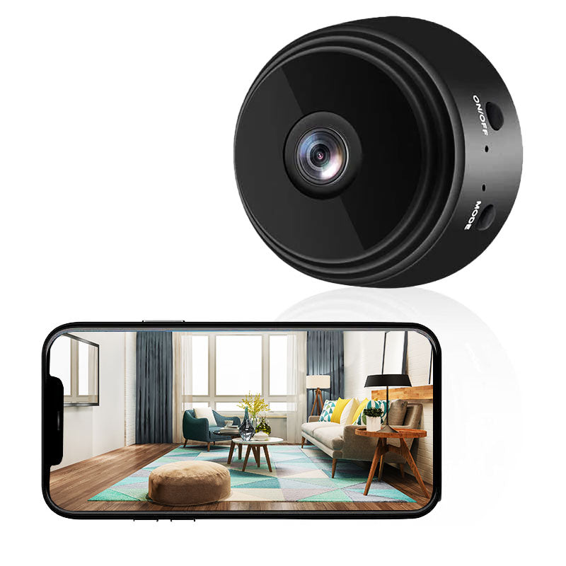 Mini WiFi Camera HD Night Vision with Two-Way Audio Wireless Security 0