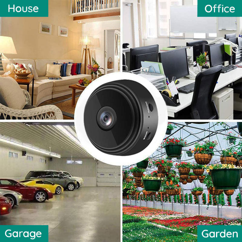 Mini WiFi Camera HD Night Vision with Two-Way Audio Wireless Security 5