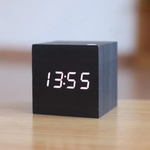 Modern Digital Wood Clock – Stylish Minimalist Design with Glowing Numerals for Home & Office 1