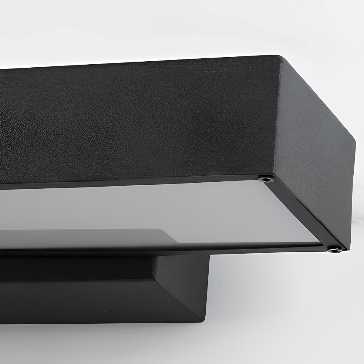 Modern Waterproof Motion Sensor Wall Sconce Black LED Outdoor Lighting 6