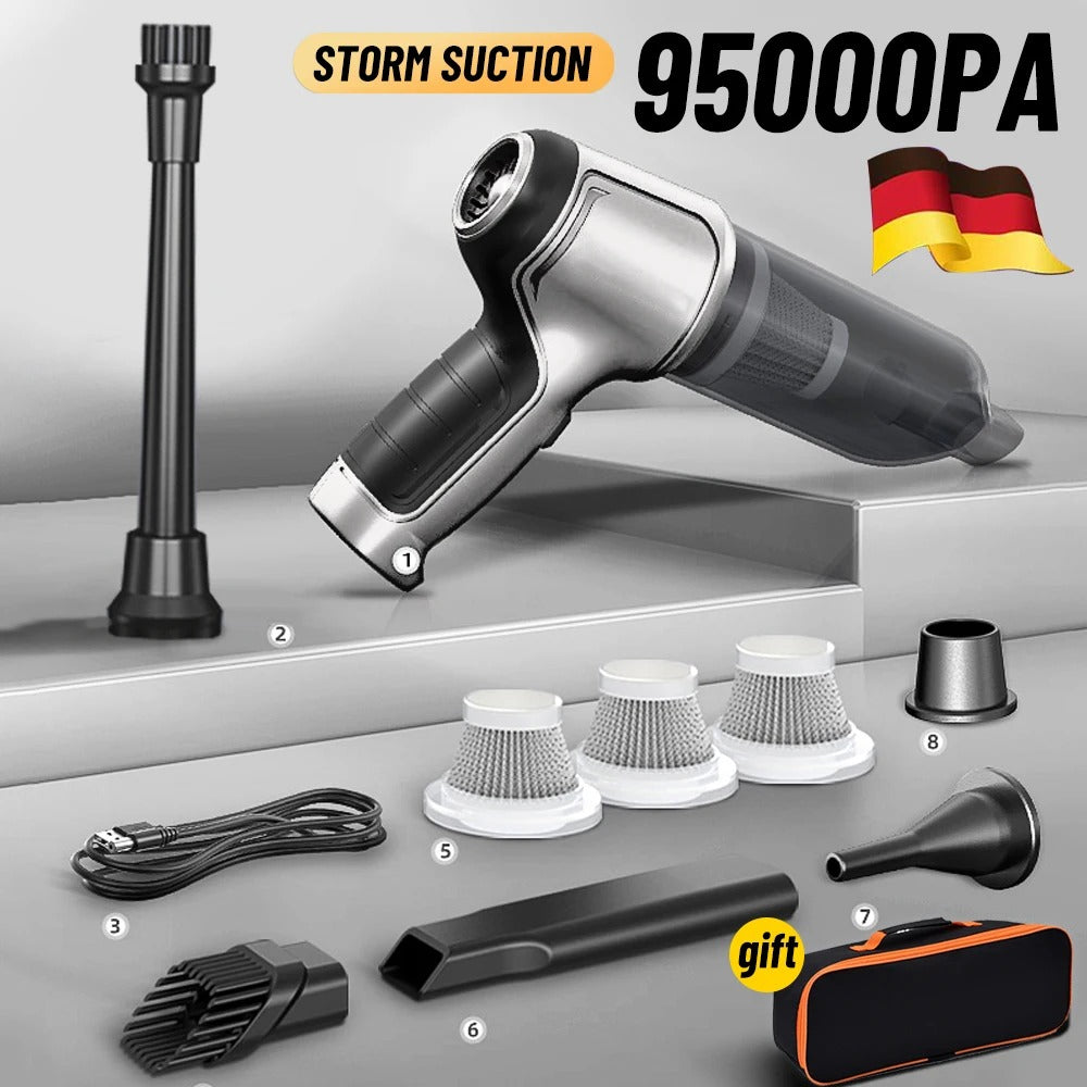 Most Powerful Cordless Vacuum Cleaner – 95000Pa Suction & Lightweight Design for Home & Car Cleaning 2