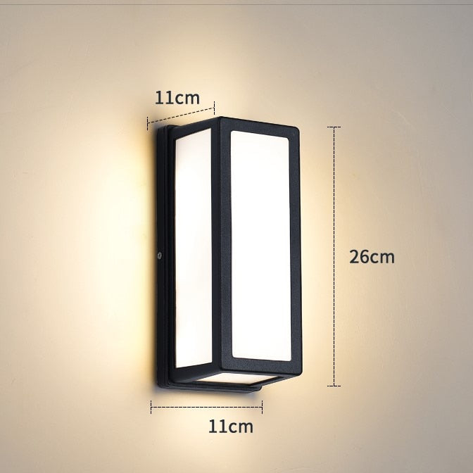 Motion Activated LED Outdoor Wall Light High Lumen Waterproof Fixture 12