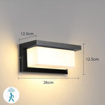 Motion Activated LED Outdoor Wall Light High Lumen Waterproof Fixture 14