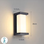 Motion Activated LED Outdoor Wall Light High Lumen Waterproof Fixture 15