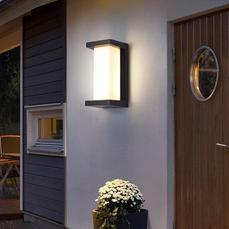 Motion Activated LED Outdoor Wall Light High Lumen Waterproof Fixture 8