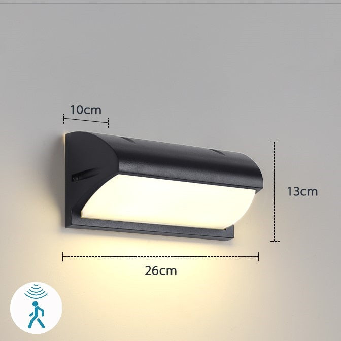 Motion Activated LED Outdoor Wall Light High Lumen Waterproof Fixture 9