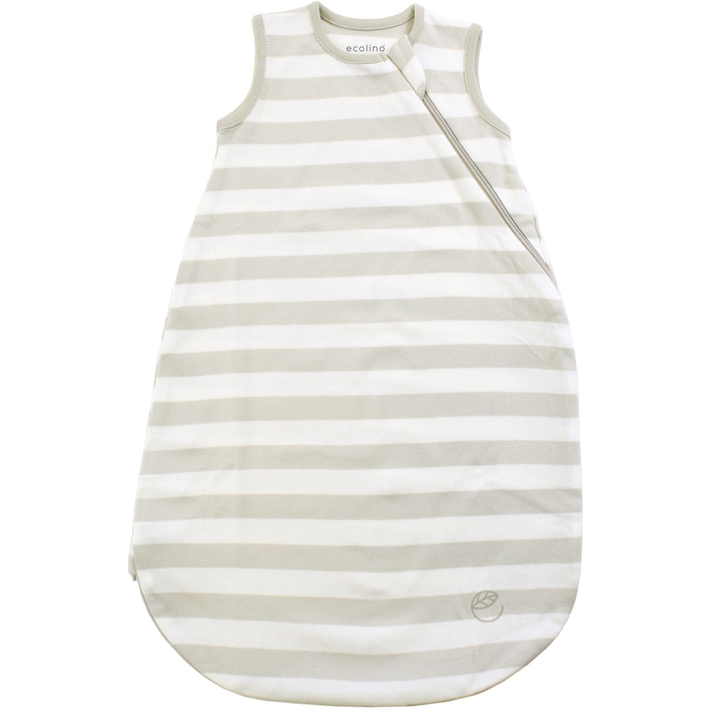 Organic Cotton Baby Sleep Bag Gray - Safe Sleep Sack for Comfort 0