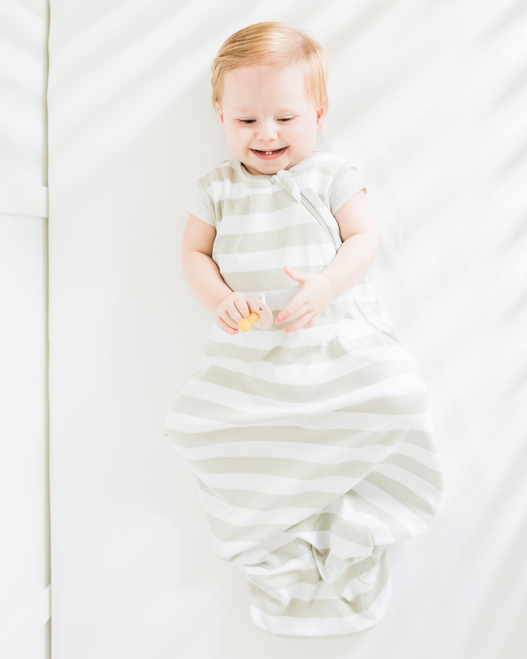 Organic Cotton Baby Sleep Bag Gray - Safe Sleep Sack for Comfort 1