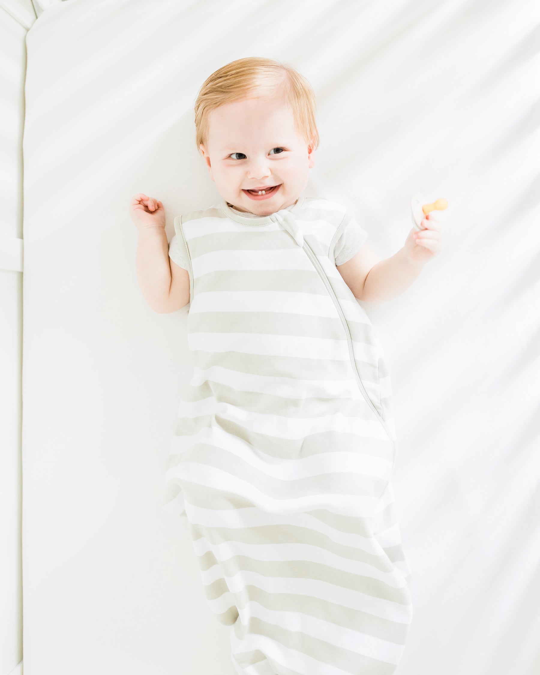 Organic Cotton Baby Sleep Bag Gray - Safe Sleep Sack for Comfort 2