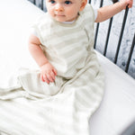 Organic Cotton Baby Sleep Bag Gray - Safe Sleep Sack for Comfort 3