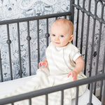 Organic Cotton Baby Sleep Bag Gray - Safe Sleep Sack for Comfort 4