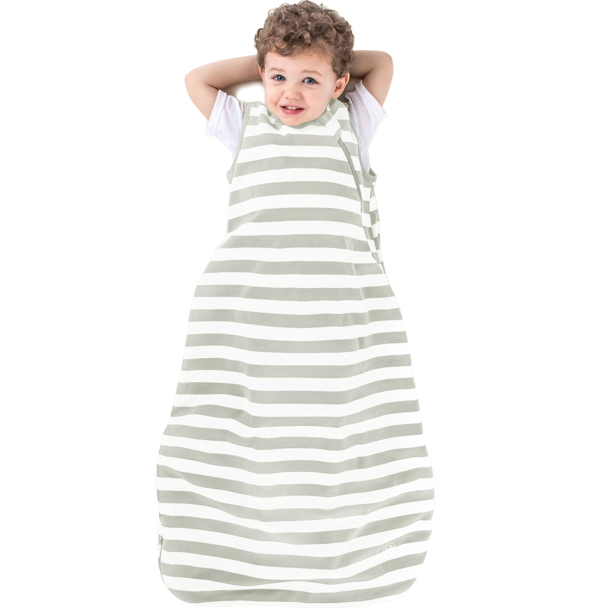 Organic Cotton Baby Sleep Bag Gray - Safe Sleep Sack for Comfort 5