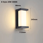 Outdoor Wall Light Motion Sensor Waterproof LED for Security 4