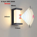 Outdoor Wall Light Motion Sensor Waterproof LED for Security 9