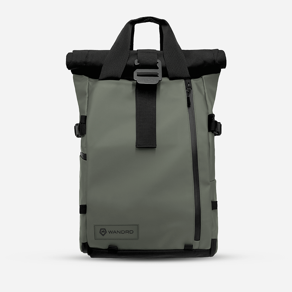 PRVKE Backpack 31L Wasatch Green Weather-Resistant Travel Gear 0