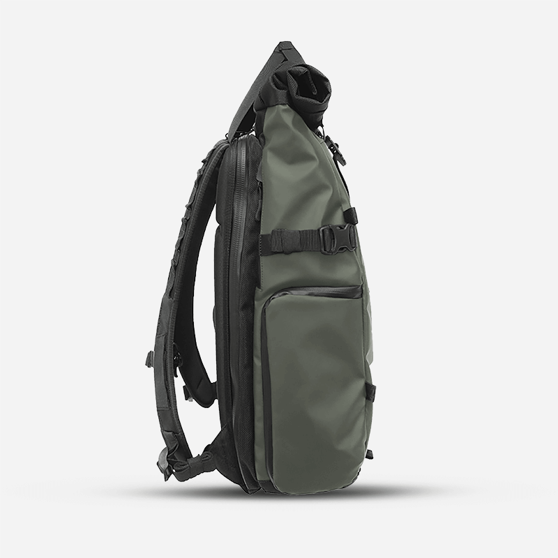 PRVKE Backpack 31L Wasatch Green Weather-Resistant Travel Gear 5