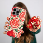 Pomegranate Cheer iPhone 15 Case Eco-Friendly Vibrant Design 1
