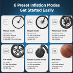 Portable Air Compressor for Car with Digital Display - Compact Tire Pump 2