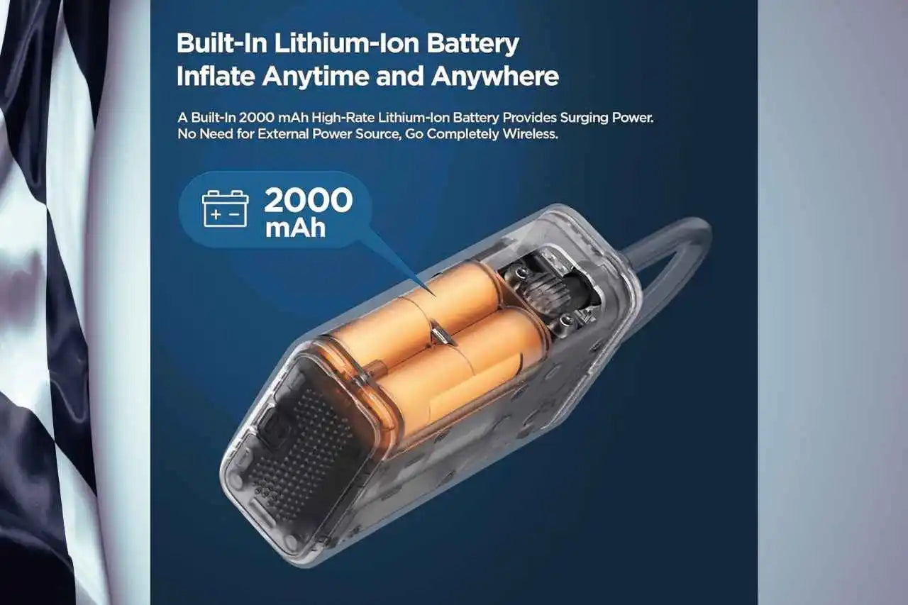 Portable Air Compressor for Car with Digital Display - Compact Tire Pump 3