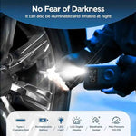 Portable Air Compressor for Car with Digital Display - Compact Tire Pump 4