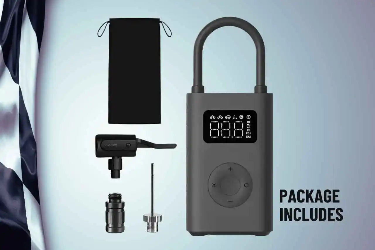 Portable Air Compressor for Car with Digital Display - Compact Tire Pump 5