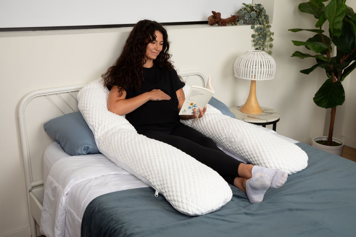 Pregnancy Pillow 360-Degree Support for Comfortable Sleep and Lounging 2