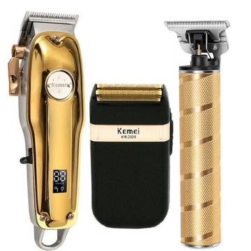 Professional Gold Hair Clippers Set – Cordless Hair Clippers for Men & Kids | Precision Hair Trimmer 0