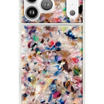 Rainbow Confetti Tortoise Shell iPhone Case Shockproof Design 0