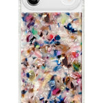 Rainbow Confetti Tortoise Shell iPhone Case Shockproof Design 12