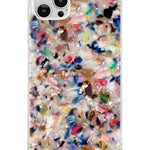 Rainbow Confetti Tortoise Shell iPhone Case Shockproof Design 18