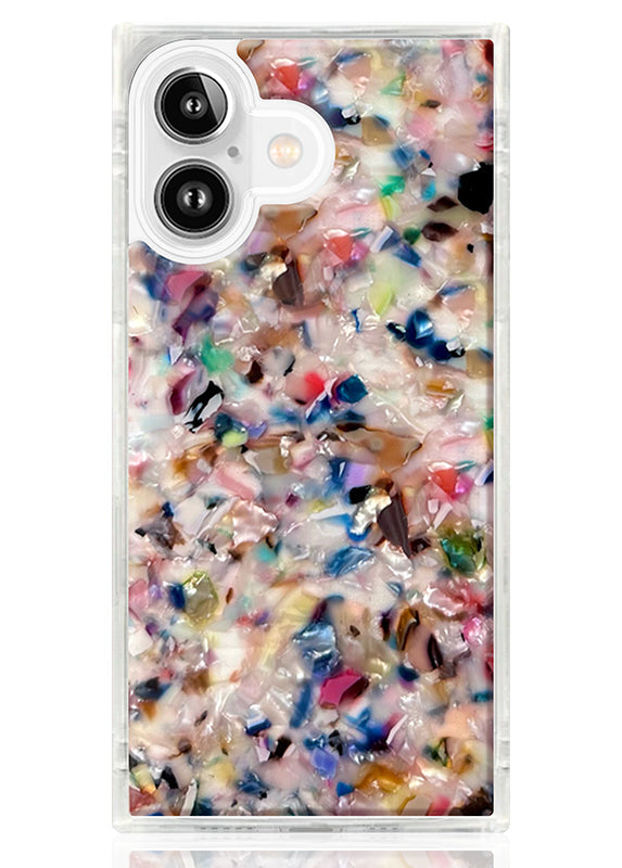 Rainbow Confetti Tortoise Shell iPhone Case Shockproof Design 21