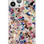 Rainbow Confetti Tortoise Shell iPhone Case Shockproof Design 9