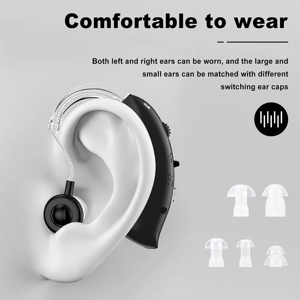 Rechargeable Hearing Aids BTE with Advanced Noise Reduction 6