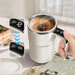 Rechargeable Self-Stirring Coffee Mug – Effortless Mixing & Travel-Friendly Design for Perfect Coffee 1