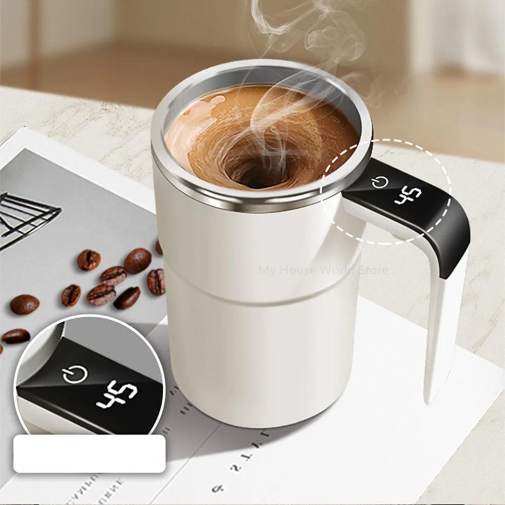Rechargeable Self-Stirring Coffee Mug – Effortless Mixing & Travel-Friendly Design for Perfect Coffee 7