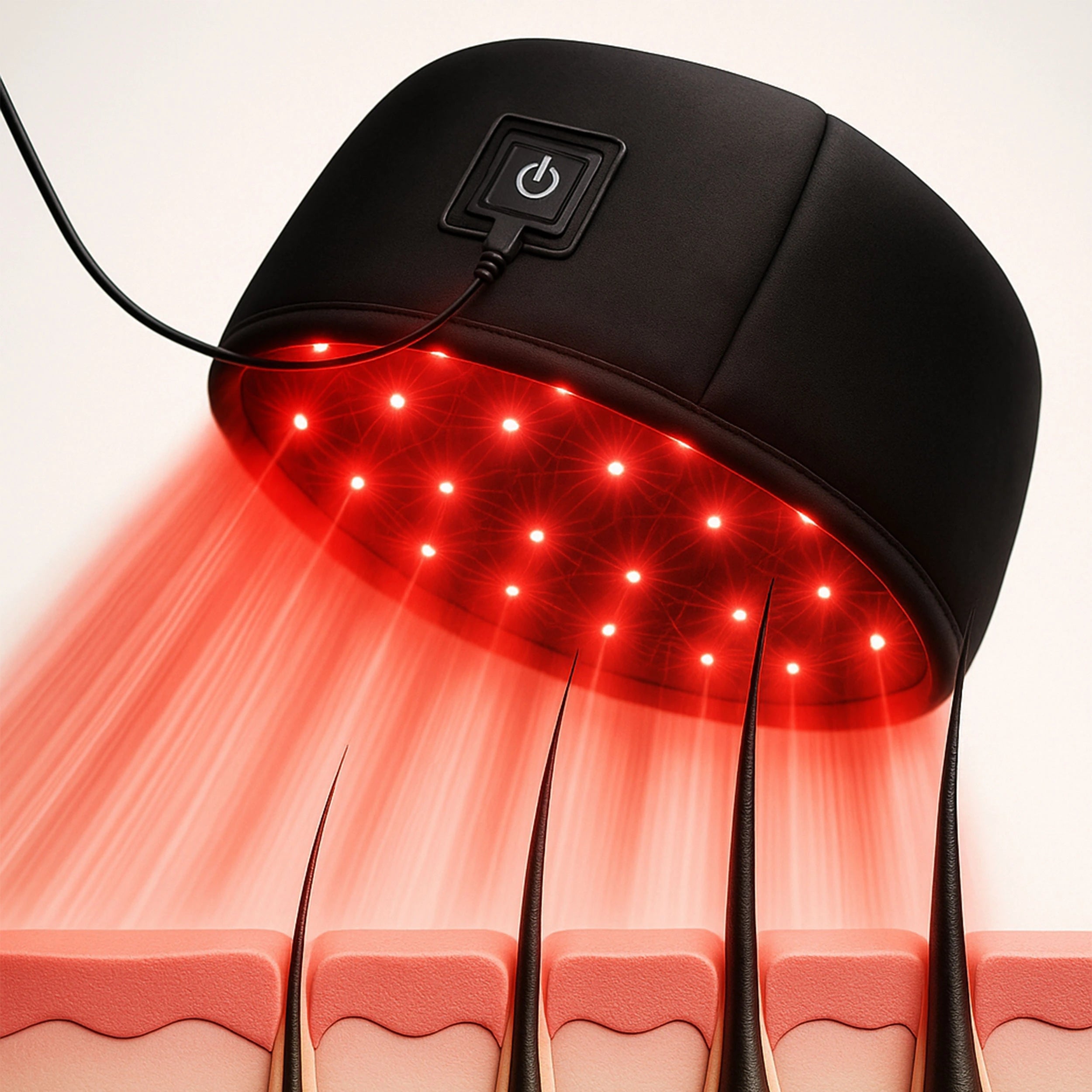Red Light Therapy Cap for Hair Regrowth Natural and Pain-Free 2