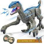 Remote Control Dinosaur Toy – Raptor X Interactive Velociraptor with Realistic Movements & Sounds for Kids 1