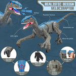 Remote Control Dinosaur Toy – Raptor X Interactive Velociraptor with Realistic Movements & Sounds for Kids 2