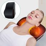 Shiatsu Neck Massager Pillow with Infrared Heating and Adjustable Support 0