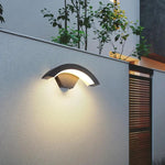 Sleek Waterproof Outdoor Wall Sconce with Motion Sensor and LED Light 0