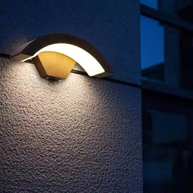 Sleek Waterproof Outdoor Wall Sconce with Motion Sensor and LED Light 3